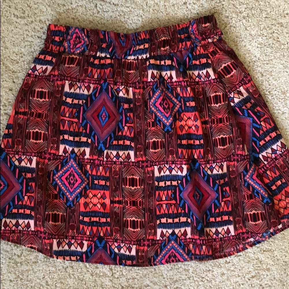 Tribal Print Skirt